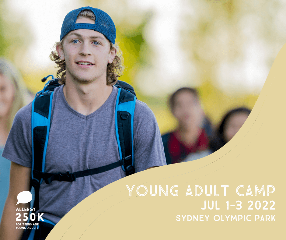 National Allergy Strategy 250k camp for young adults in Sydney