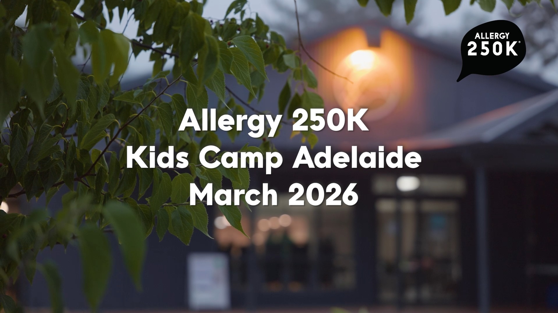Allergy 250K Kids Camp Adelaide 2026